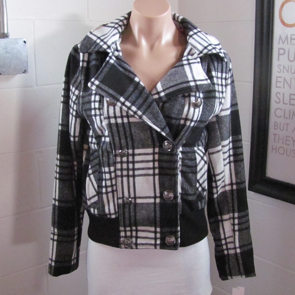 NWT- NYC DOLLHOUSE JUNIORS MDCOAT W/DETACHABLE HOOD - Picture 3 of 8